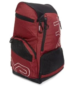 TYR Alliance 45L Team Carbon Print Backpack 8 TYR Alliance 45L Team Carbon Print Backpack -TYR Store 5666288238760 red 3a