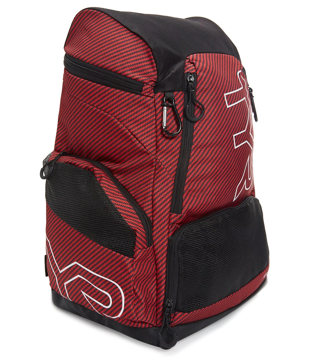 TYR Alliance 45L Team Carbon Print Backpack 5 TYR Alliance 45L Team Carbon Print Backpack - Image 3