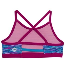 TYR Girls' Sunray Trinity Bikini Top (Big Kid) -TYR Store 5667255779496 multi 2a