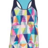 TYR Girls' Jigsaw Ava 2 In 1 Tankini Top (Little Kid, Big Kid)