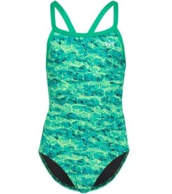TYR Girls' Agran Diamondfit One Piece Swimsuit