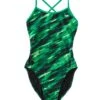 TYR Girls' Vitric Trinityfit One Piece Swimsuit 2 TYR Girls' Vitric Trinityfit One Piece Swimsuit -TYR Store 6663779549352 green 1a