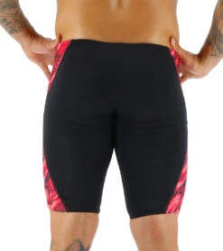 TYR Men's Cadence Blade Splice Jammer Swimsuit -TYR Store 6976328335528 red 3a