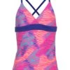TYR Girls' Dreamland Claire Tankini Top (Little Kid, Big Kid) -TYR Store 7373733593256 pinkmulti 1a