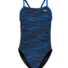 TYR Girls' Fizzy Cutoutfit One Piece Swimsuit -TYR Store 7415986290856 blue 1a