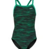 TYR Girls' Fizzy Diamondfit One Piece Swimsuit -TYR Store 7415987437736 green 1a