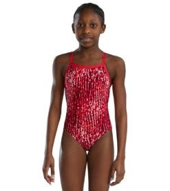 TYR Girls' Atolla Diamondfit One Piece Swimsuit