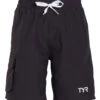TYR Boys' Solid Youth Challenger-X Swim Trunks (Little Kid, Big Kid) -TYR Store 7710367383720 navy 1a