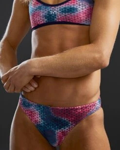 TYR Durafast Elite® Women's Classic Mini Bikini Bottom - Starhex -TYR Store BNSHX7A 611 alt07