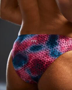 TYR Durafast Elite® Women's Classic Mini Bikini Bottom - Starhex -TYR Store BNSHX7A 611 alt08
