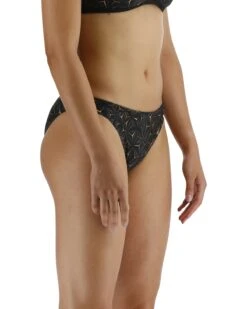 TYR Durafast Elite® Women's Full Coverage Bikini Bottom Swimsuit - Obsidian -TYR Store BOBS7A 008 alt06