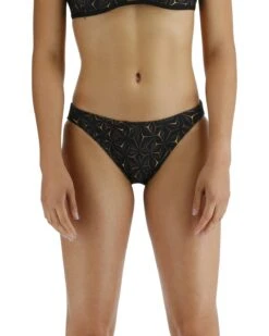 TYR Durafast Elite® Women's Full Coverage Bikini Bottom Swimsuit - Obsidian