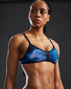 TYR Durafast Elite® Women's Pacific Tieback Top - Starhex -TYR Store BPSHX7A 986 alt07