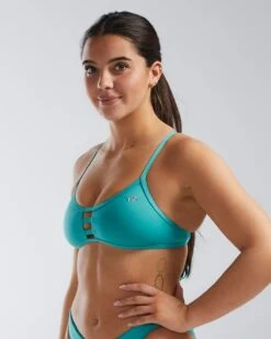 TYR Durafast Elite® Women's Pacific Tieback Top - Solid -TYR Store BPSOL7A 888 alt03