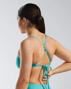 TYR Durafast Elite® Women's Pacific Tieback Top - Solid -TYR Store BPSOL7A 888 alt04