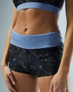 TYR Durafast Elite® Women's Casey Boyshort - Carbon Hex -TYR Store BSCCHX7A 001 alt08