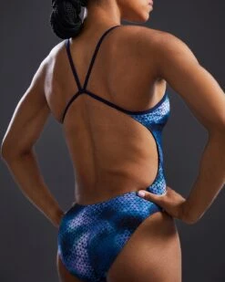 TYR Durafast Elite® Women's Cutoutfit Swimsuit - Starhex -TYR Store CSHX7A 986 alt09