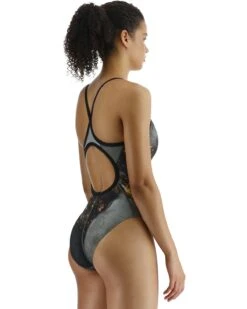 TYR Durafast Elite® Women's Diamondfit Swimsuit - Pyrite -TYR Store DPYR7A 751 alt05