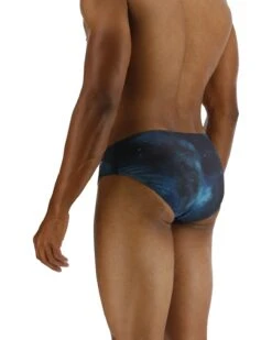 TYR Durafast Elite® Men's Brief Swimsuit - Cosmic Night -TYR Store RCMN7A 978 alt04