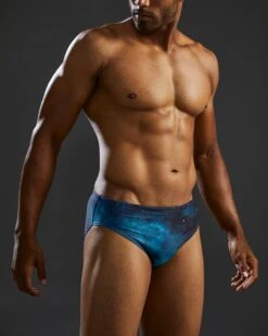 TYR Durafast Elite® Men's Brief Swimsuit - Cosmic Night -TYR Store RCMN7A 978 alt09