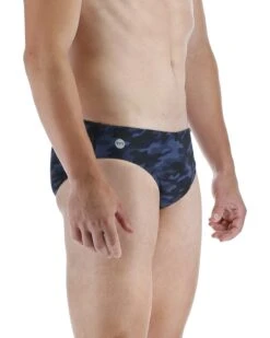 TYR Durafast Elite® Men's Brief Swimsuit - Midnight Camo -TYR Store RMCM7A 401 alt06