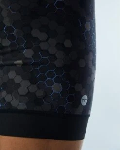 TYR Durafast Elite® Men's Workout Jammer Swimsuit - Carbon Hex -TYR Store SFCHX7A 100 alt09