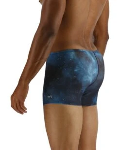 TYR Durafast Elite® Men's Square Leg Swimsuit - Cosmic Night -TYR Store SQCMN7A 978 alt04