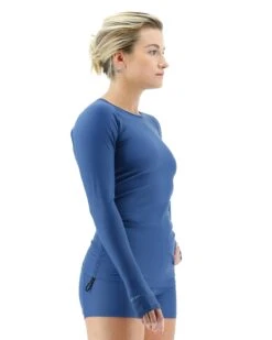 TYR Women's Belize Long Sleeve Rashguard - Solid 13 TYR Women's Belize Long Sleeve Rashguard - Solid -TYR Store SWFNL7A 139 alt06