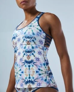 TYR Women's Harley Tank - Pressed Flowers -TYR Store THAPFL7A 960 alt07