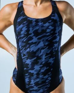 TYR Durafast Elite® Women's Max Splice Controlfit Swimsuit - Midnight Camo -TYR Store TSPFCM7A 401 alt07