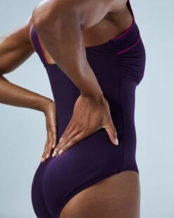 TYR Durafast Elite® Women's Square Neck Controlfit Swimsuit - Solid -TYR Store TSQR7A 782 alt09