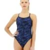 TYR Durafast Elite® Women's Trinityfit Swimsuit - Midnight Camo -TYR Store TTMCM7A 401 main01