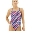 TYR Durafast One® Women's Cutoutfit Swimsuit - Homeland -TYR Store chml7a 636 main01