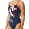 TYR Durafast One® Women's Cutoutfit Big Logo Swimsuit - USA -TYR Store ctyamt7a2 636 alt05