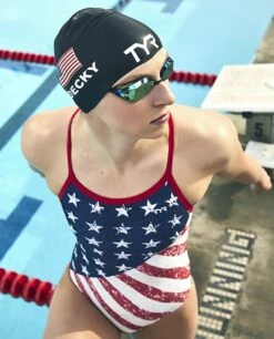 TYR Durafast One® Women’s Diamondfit Swimsuit - Star Spangled -TYR Store dhgr7a 636