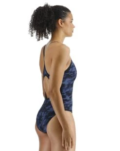 TYR Durafast Elite® Women's Diamondfit Swimsuit - Midnight Camo -TYR Store dmcm7a 401 alt05