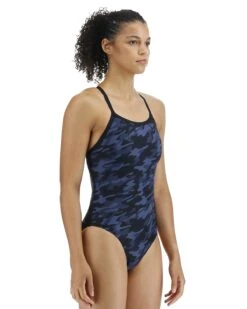 TYR Durafast Elite® Women's Diamondfit Swimsuit - Midnight Camo -TYR Store dmcm7a 401 alt06