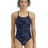 TYR Durafast Elite® Women's Diamondfit Swimsuit - Midnight Camo -TYR Store dmcm7a 401 main01