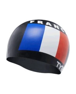 TYR Adult Silicone Swim Cap - France