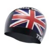 TYR Adult Silicone Swim Cap - Great Britain