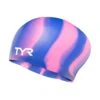 TYR Adult Silicone Long Hair Wrinkle-Free Swim Cap