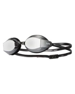 TYR Adults Black Ops 140 EV Mirrored Racing Goggles -TYR Store lgbkopm 075 alt01