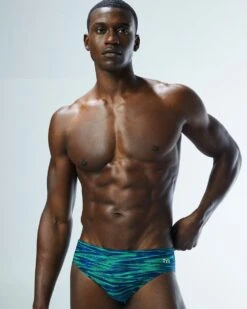 TYR Durafast Elite® Men's Brief Swimsuit - Fizzy -TYR Store rfiz7a 487 alt07