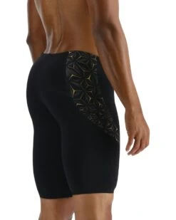 TYR Durafast Elite® Men's Curve Splice Jammer Swimsuit - Obsidian -TYR Store scobs7a 008 alt05