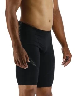 TYR Durafast Elite® Men's Curve Splice Jammer Swimsuit - Obsidian -TYR Store scobs7a 008 alt06