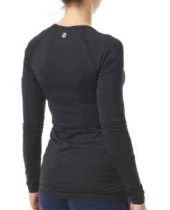 TYR Durafast Lite® Women's USA Belize Long Sleeve Rashguard - Solid -TYR Store swfus7a 401 alt06