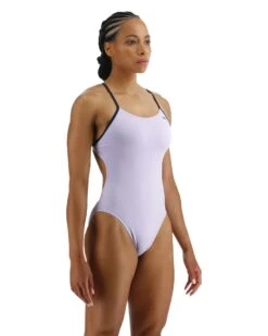 TYR Women's Durafast Elite SS Solid Cutoutfit Swimsuit -TYR Store tfsol7a 531 alt05