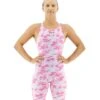 TYR Women’s Thresher Camo Open Back Swimsuit - U12 Compliant