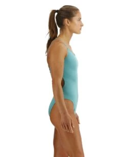 TYR Durafast Elite® Women's Trinityfit Swimsuit - SS Solid -TYR Store ttsol7a 888 alt05