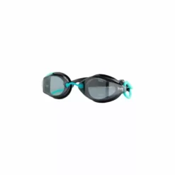 TYR Tracer X Racing Nano Goggle-Black Frame/Turquoise Gasket/Smoke Lens